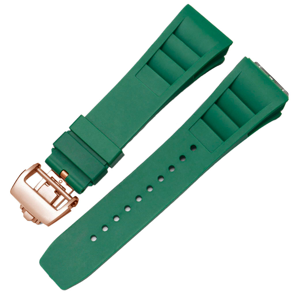 Pulseira Verde Borracha compatível com Pagani Design Birmingham