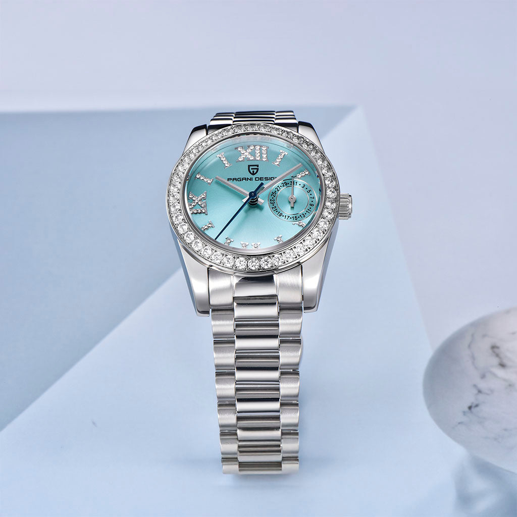 Relógio Feminino Pagani Design Lily Blue