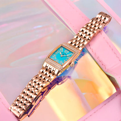 Relógio Feminino Pagani Design Sunflower Gold Blue