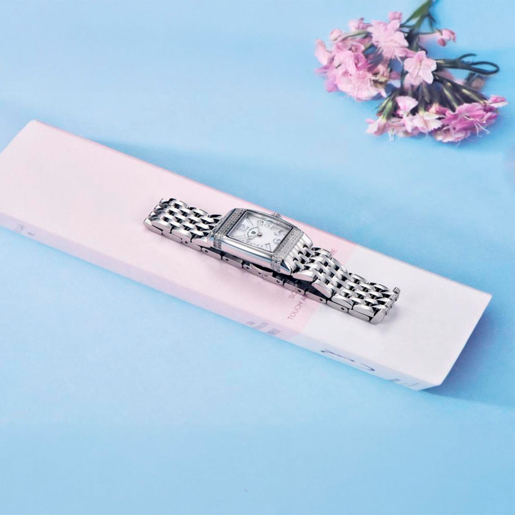 Relógio Feminino Pagani Design Sunflower Silver White