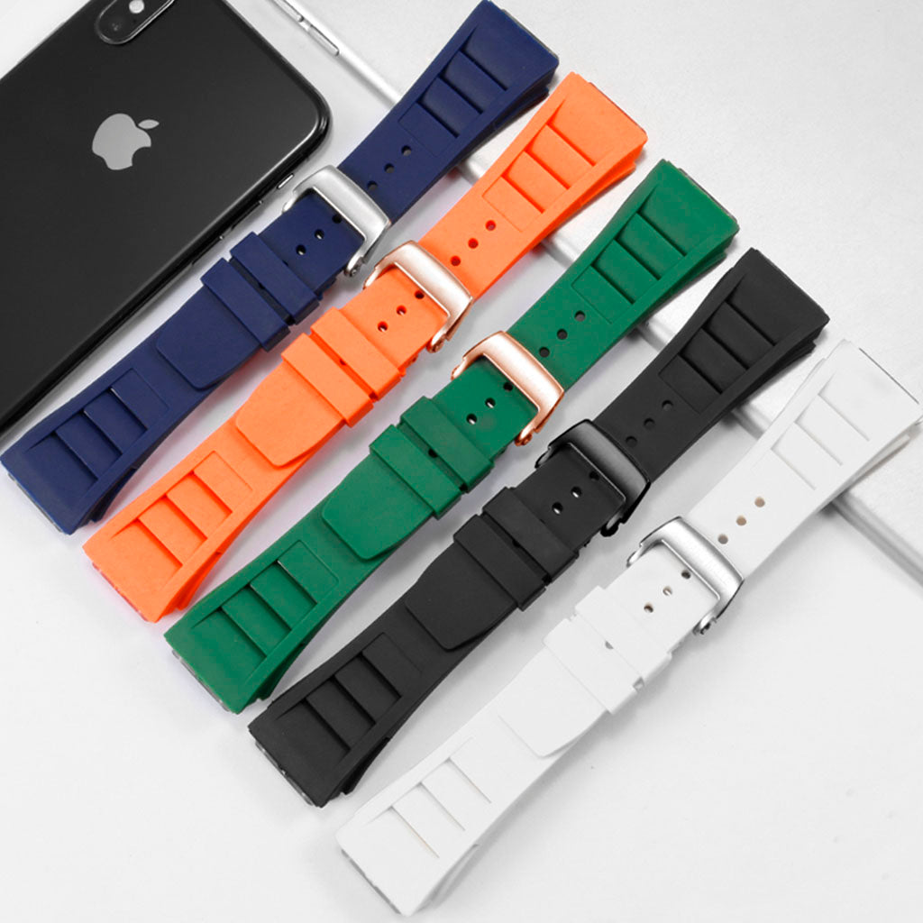 Pulseira Amarela Borracha compatível com Pagani Design Birmingham