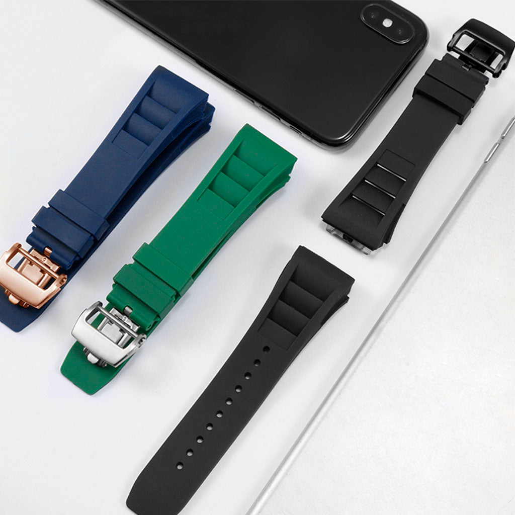 Pulseira Laranja Borracha compatível com Pagani Design Birmingham